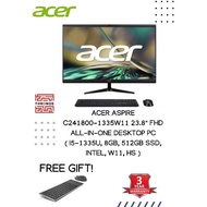 Acer Aspire C241800-1335W11 23.8" FHD All-In-One Desktop PC