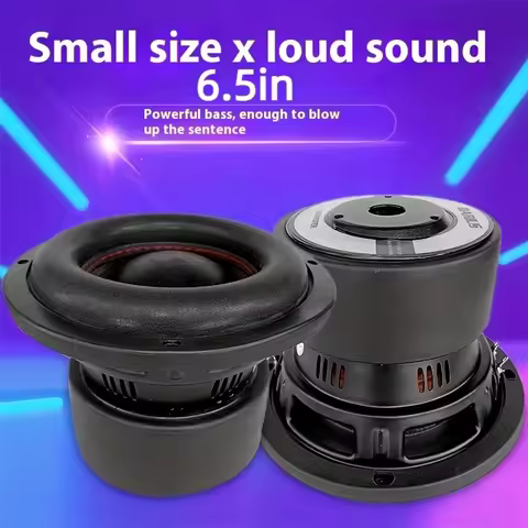 6.5inch car subwoofer Double4Ohm，Max800Wapure Subwoofer