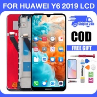 Original LCD with Frame For HUAWEI Y6 2019/Y6P/HONOR 8A/HONOR 9A LCD Display Touch Screen Display Re