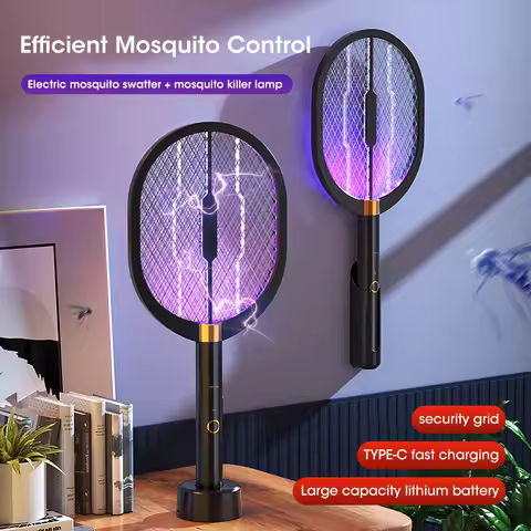 3000V Mosquito Killer Anti Mosquitoes Electric Usb Killer Racket Fly Swatter Electric Traps Flies In