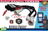 Adaptor Scanner OBD 2 FXTUL JDIAG M100 & M100 PRO YAMAHA M100 CABLE YAMAHA 3Pin 4Pin Skun Male Femal