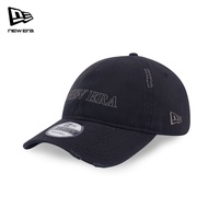 New Era 9FORTY Unstructured Logo Washed Black Adjustable Cap