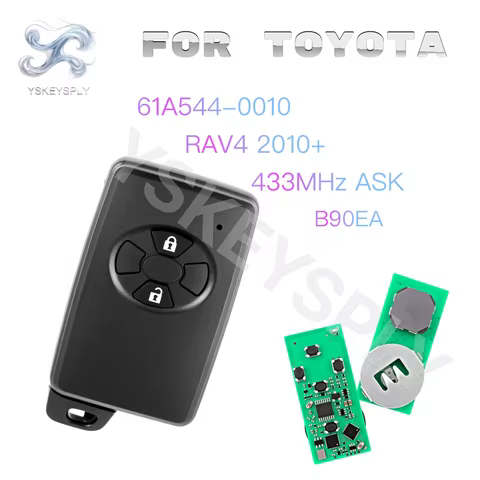 For Toyota RAV4 2010 2011 2012 Urban Cruiser Smart Key Fob Remote Entry 2-Button ASK 433MHz P/N 61A5