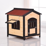 HKT Dog House Outdoor Rain-Proof and Rain-Proof Large Dog House Dog Nest Four Seasons Universal Large Dog House Indoor