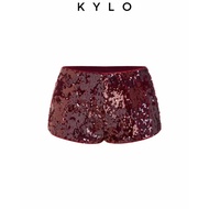 KYLO SIGNATURE SEQUIN LOW RISE MICRO SHORTS