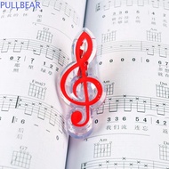 PULLBEAR Music Score Clip, Book Clip Paper Clip Musical Book Note Clip, Book Page Clip Sheet Clip Funny Colorful Music Stand