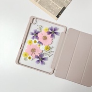 烟花粉黛手工押花iPad殼 iPad Air 11寸 13寸 iPad Pro 11寸 13寸