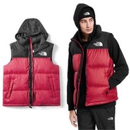 RV城市【The North Face】送》男 款輕量保暖高防潑連帽羽絨背心 700FP鵝絨 防風運動背心_496T