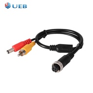 4Pin Aviation Head To RCA Male DC Male Extension Cable Adapter For Camera