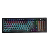 AULA S98 คีย์บอร์ดไร้สาย Gasket Mechanical Keyboard Red Switch 3IN1 คีย์ไทย 98 keys รับประกันศูนย์ไท