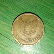 Uang Koin 500 melati 1991