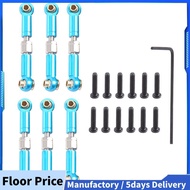 6Pcs Adjustable Metal Linkage Pull Rod Front /Rear Servo Link for  A949 A959 A969 A979 K929 RC Car U