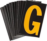 Brady 5000-G 2-7/8" Height, 1-3/4" Width, B-997 Engineering Grade Bradylite Reflective Sheeting Yell