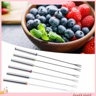 HOT 6Pcs 24cm Household Fondue Forks Insulated Handle Wear-resistant Lightweight Chocolate Fork for Home