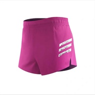 Sports Running Three Points Training Pant Men's Professional Marathon Side Open with Lining Quick-Dr