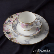 NORITAKE 月影浮花-咖啡對杯(骨瓷)-禮盒