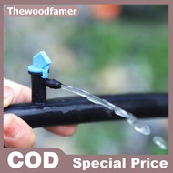 thewoodfamer 50pcs 4L/8L/16L Flag Dripper 1/4" Barbed Steady Flow Micro Drip Irrigation Emitter Gard