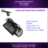 ACER 19v 2.1a Z1401 Z1402 Z3-451 5.5x2.5mm 40W APD DA-40B19 Charger Adapter 2ndOriginal