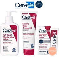 CeraVe Eczema Itch Relief Moisturizing Lotion, Creamy Oil Moisturiser, Anti Itch Cream for Eczema, Dry and Itchy Skin