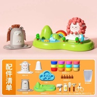 P9SE People love itChildren Non-Toxic Plasticene Barber Colored Clay Ice Cream Noodle Maker Clay Mold Tool Suit Girl Toy