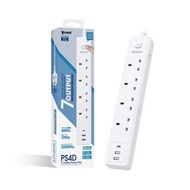 XPower PS4D 7輸出 2 USB + 1 Type-C 4頭拖板