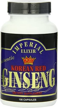 ▶$1 Shop Coupon◀  Imperial Elixir, Korean Red Ginseng, 600 mg, 100 Capsules