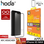 Hoda Tempered Glass for iPhone Xs MAX - 2.5D Full Coverage Anti-Glare - Matte