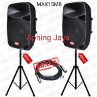Salon Aktif Bluetooth / Speaker Aktif 15inch BareTone MAX15MB 200Watt
