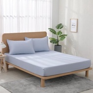 雙人 / 睡好包 / 80支紗天絲 / 內含雙人床包*1 枕套*2