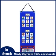Visual Schedule for Kids Daily Routine Chart with 70 Cards Felt Autism Learning Behavioral Tool for 