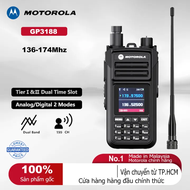 Bộ đàm Motorola GP3188 Bộ đàm băng tần số VHF/AM kết hợp nghe đài FM 1-10km 10w chờ siêu dài