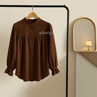 KEMEJA ALYSSA BLOUSE RAYON SHIRT FOR WOMEN, ADULT WOMEN'S TOP RAYON BLOUSE WOMEN BLOUSE