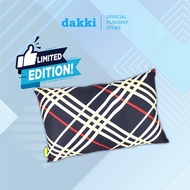 Dakki 16"x26" Black Plaid Medium Pillow