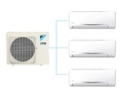 Hệ thống máy lạnh Daikin Multi S inverter 3.0 Hp 1 dàn nóng MKC70SVMV, 3 dàn lạnh CTKC25RVMV