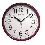 [Powermatic] Seiko Red White Standard Analog Round Wall Clock QXA756RL