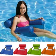 Floating Chair Swimming Foldable Pool Seats Inflatable Bed Chair Lounge Adult