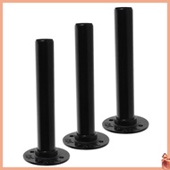 3 Pcs Barbell Bumper Plate Storage Rack Gym Plates Holder 21.00X8.00X8.00CM Black dliyuanai