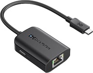 Cable Matters USB C to Gigabit Ethernet Adapter with 100W Charging Compatible with MacBook Pro, Dell