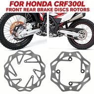 Motorcycle Front Rear Brake Discs Rotors For Honda CRF300L CRF 300L 300 L Accessories
