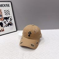 2026 New Chrome Hearts Baseball Cap Retro Hole Leopard Print Casual Cap CP