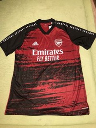 Adidas 20-21 Arsenal Prematch training jersey Size M 阿仙奴訓練球衣