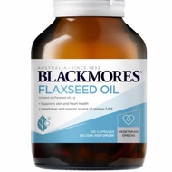 Blackmores Flaxseed Oil vegetarian 100caps  biji rami omega 3 6 9