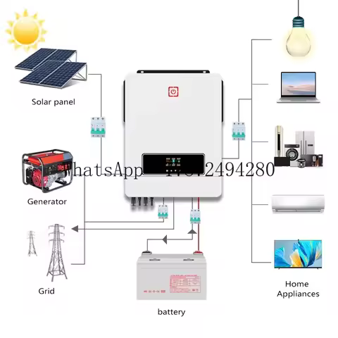 Inverex Nitrox Hybrid Inverter 6kw off Grid Off Grid Inverter Hybri 6kva 5.5KW 6KW Off Grid Solar In