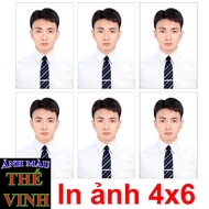 Print beautiful color 4x6 cm card photos, high quality photos - Express delivery available In HCM