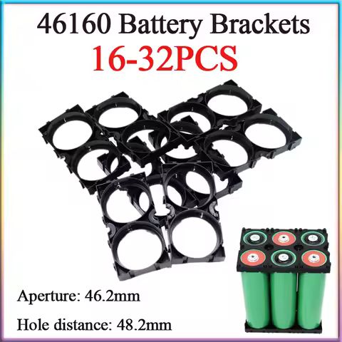 16-32PCS 3.2V Lithium Iron Battery Plastic Bracket DIY 46160 Battery Holder Bracket 46170 Anti-vibra
