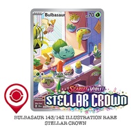 Stellar Crown: Bulbasaur 143/142 Illustration Rare
