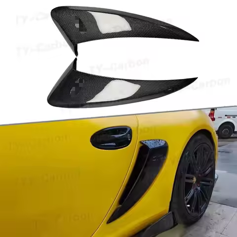 Real Carbon Fiber Side Vent Air Intake Duct Body Parts for Porsche 987 Cayman Side Vents FRP Bodykit