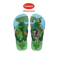 Havaianas Kids Minecraft Flip Flops-Green