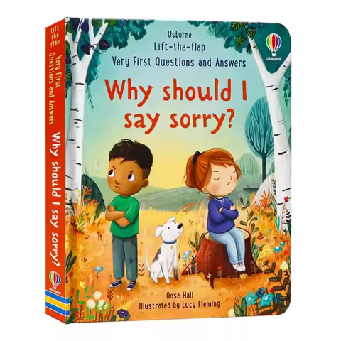 Question and Answer Series - Why should I say sorry ? English Picture Book for Toddlers, Early Educa