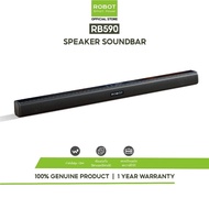 ROBOTลำโพงซาวด์บาร์ รุ่น RB590 ลำโพงบลูทูธ Speaker Bluetooth 5.3 เครื่องเสียงภายในบ้าน รับประกัน 1 ป